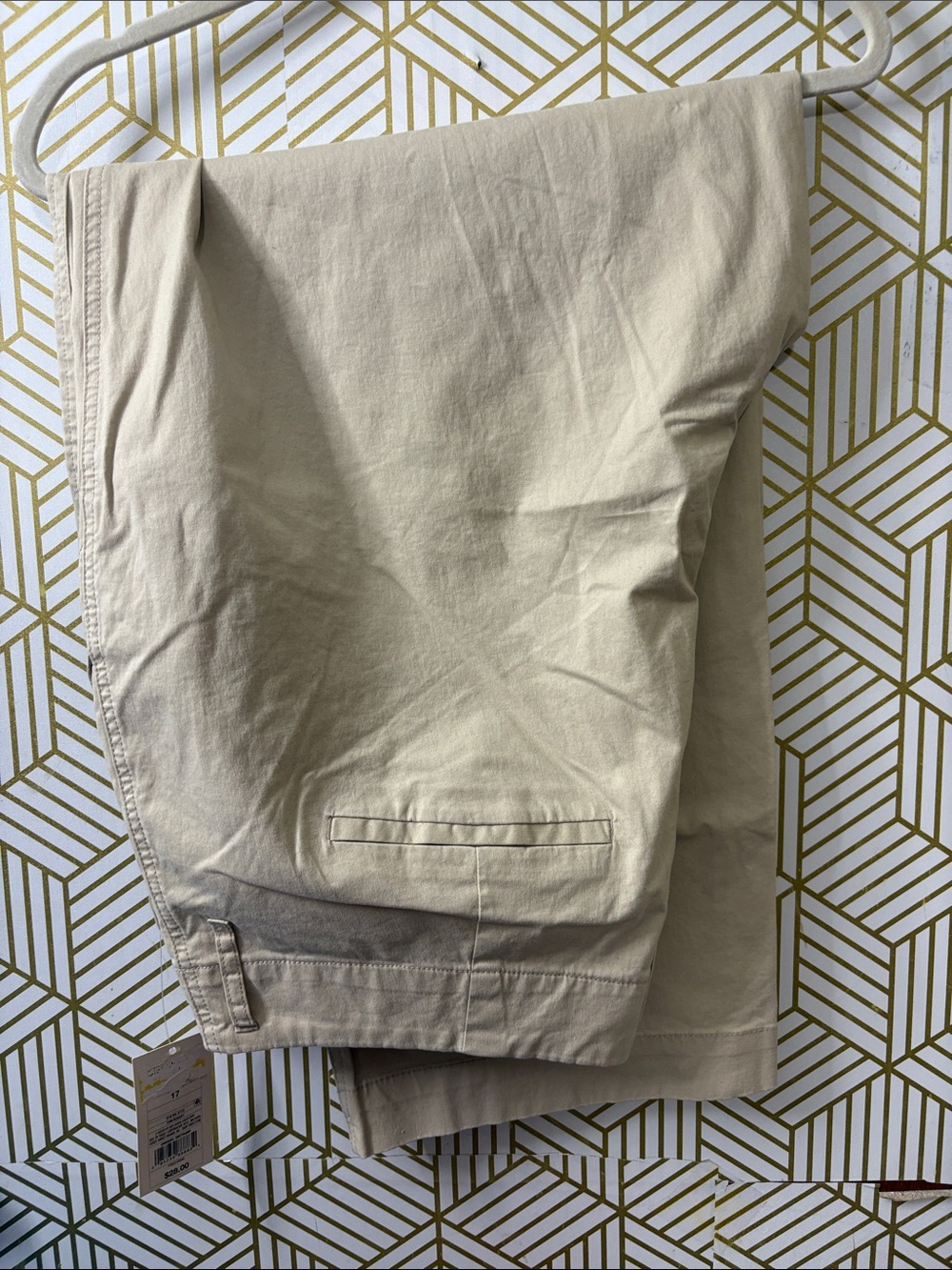 A new day khaki straight leg high hide pants size 17
